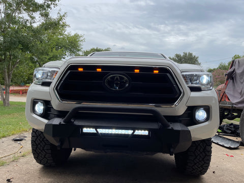 2015-2023 Toyota Tacoma LED Headlights High, Low, Fog lights - OffroadLEDbars