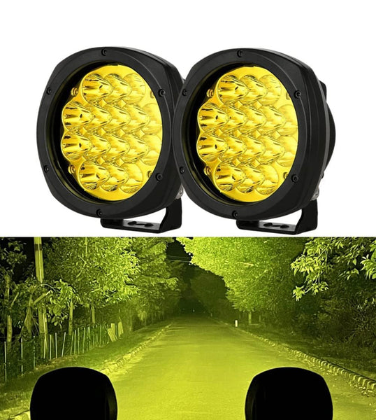 5 inch round LED work lights pair