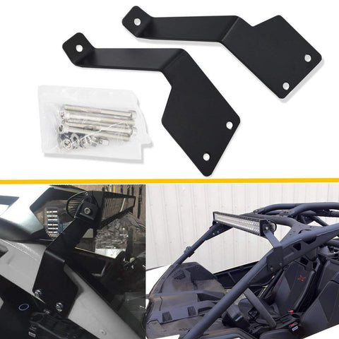 COMPLETE WITH RGB BACKLIGHTING 40 inch curved  light bar WITH mounts Can-Am Maverick X3 2017-2019 - OffroadLEDbars