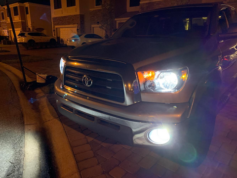 2007-2013 Toyota Tundra LED Headlights High, Low, Fog Lights - OffroadLEDbars