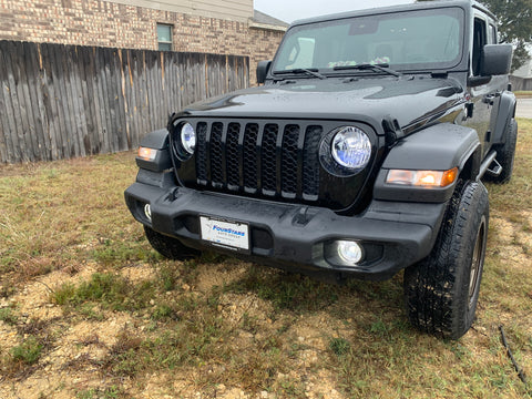 2007 through  2020 Jeep Wrangler Gladiator LED Headlights (High/Low, Fog) - OffroadLEDbars