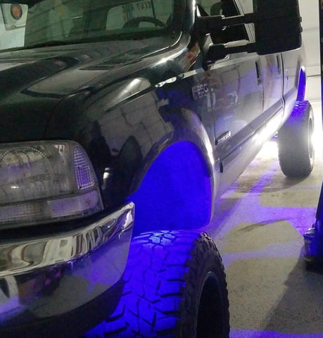 White, Red, Blue, or Green LED Rock lights 8 pods - OffroadLEDbars