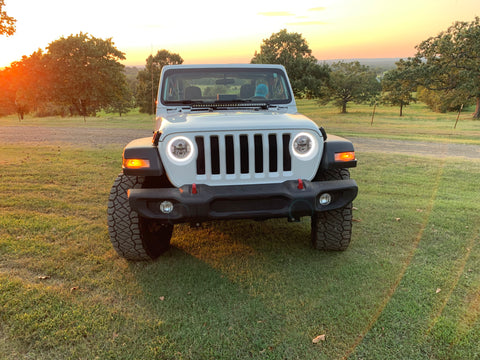 TRUE 9 inch DRL Halo LED HEADLIGHTS FOR JEEP WRANGLER JL 2018 2019 - OffroadLEDbars