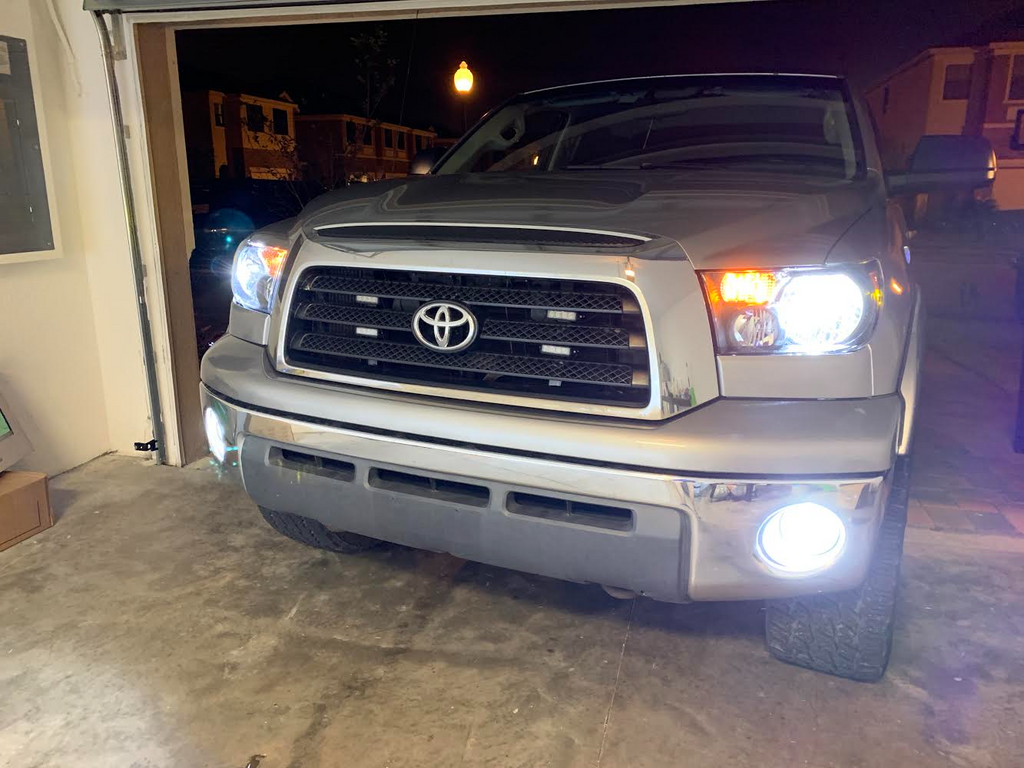 2007 2013 Toyota Tundra LED Headlights High Low Fog Lights