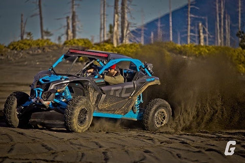 COMPLETE WITH RGB BACKLIGHTING 40 inch curved  light bar WITH mounts Can-Am Maverick X3 2017-2019 - OffroadLEDbars