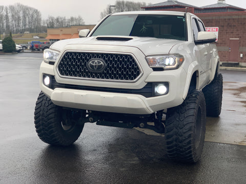 2015-2019 Toyota Tacoma LED Headlights High, Low, Fog lights - OffroadLEDbars