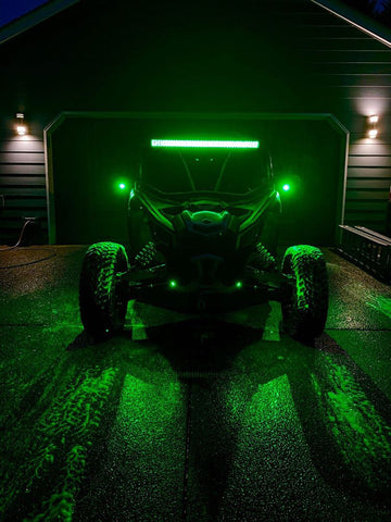 COMPLETE WITH RGB BACKLIGHTING 40 inch curved  light bar WITH mounts Can-Am Maverick X3 2017-2019 - OffroadLEDbars