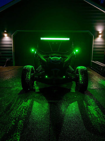 COMPLETE WITH RGB BACKLIGHTING 40 inch curved  light bar WITH mounts Can-Am Maverick X3 2017-2019 - OffroadLEDbars