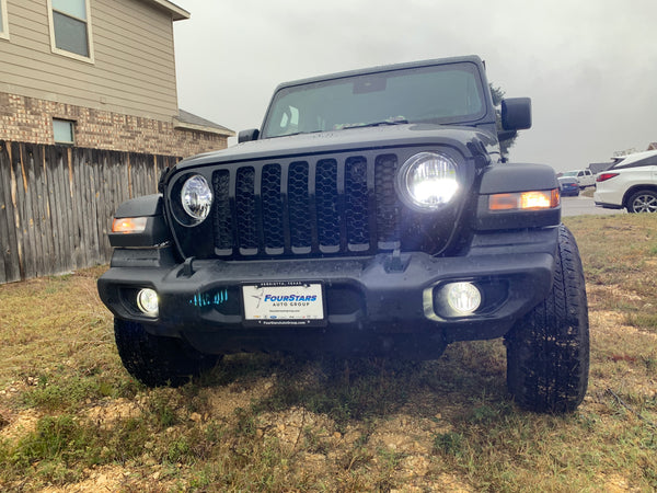 2007 through  2020 Jeep Wrangler Gladiator LED Headlights (High/Low, Fog)