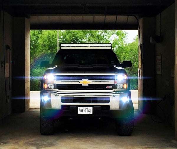 2014-2019 Chevrolet Silverado / GMC Sierra 1500 2500 LED Headlights (High, Low, Fog) - OffroadLEDbars