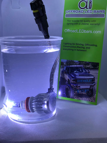 LED Headlight foglight kit 5202/H16 Fanless - OffroadLEDbars