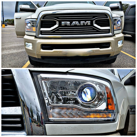 2009-2020 Dodge Ram 1500 2500 3500  LED Headlights High, Low, Fog lights - OffroadLEDbars