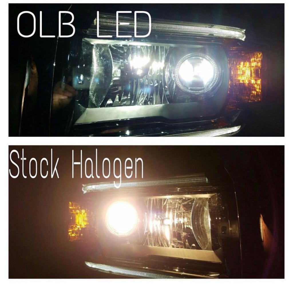 LED Headlight kit H1 bulbs – OffroadLEDbars