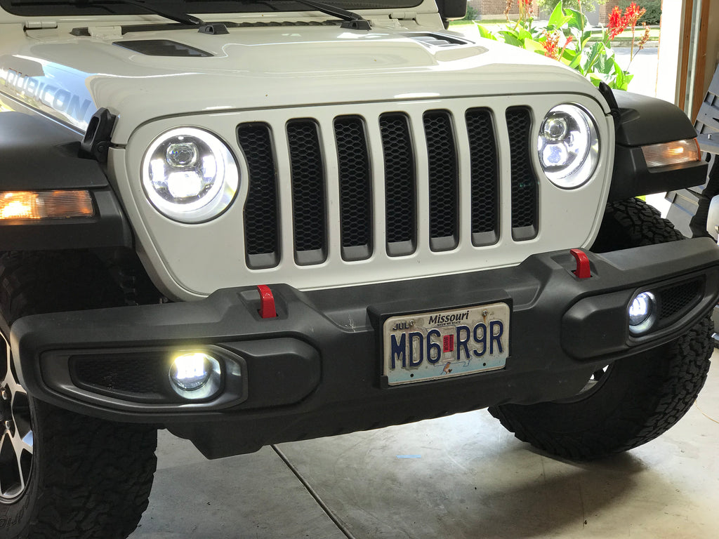 TRUE 9 inch DRL Halo LED HEADLIGHTS FOR JEEP WRANGLER/Gladiator