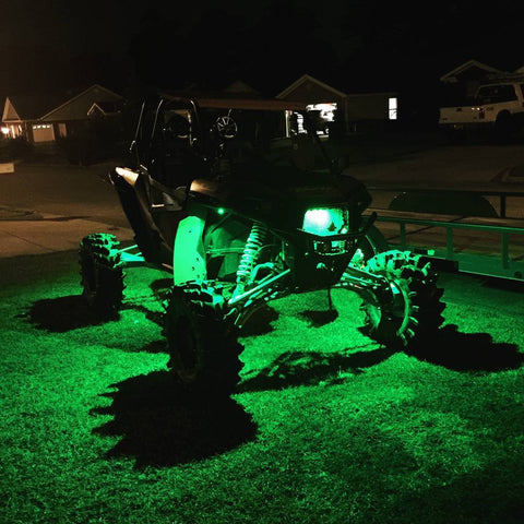 White, Red, Blue, or Green LED Rock lights 8 pods - OffroadLEDbars